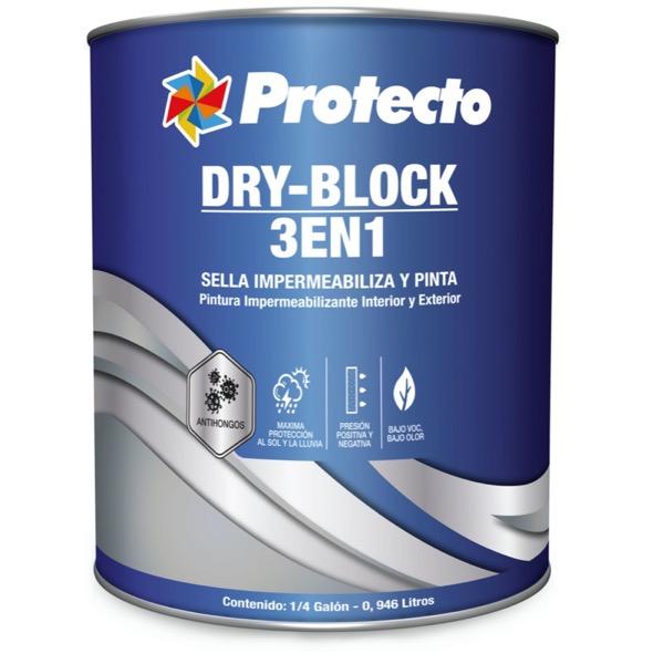 Colono Construccion - PROTECTO DRY-BLOCK MATE BASE WHITE GALÓN (3.785L)