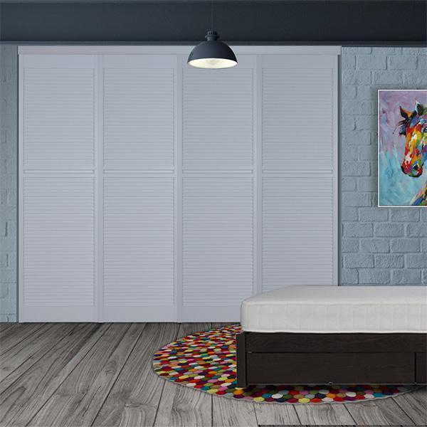 PUERTA PLEGABLE CELOCIA PVC BLANCO