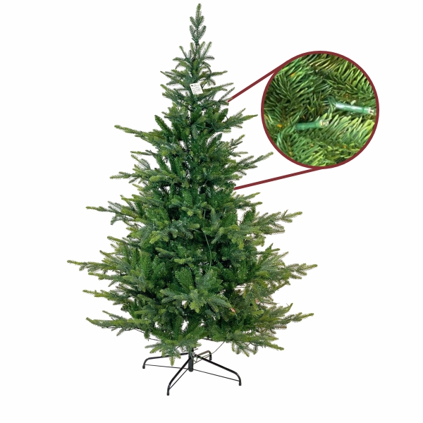 ÁRBOL 7PIES 1229 TIPS CON LUZ 210CM DE ALTURA