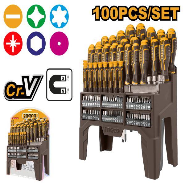 JGO 100PZS DESTORNILLADORES HKSD10028