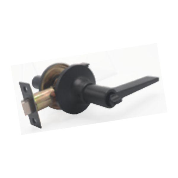 CERRADURA MANIJA NEGRO MATE SIN LLAVE