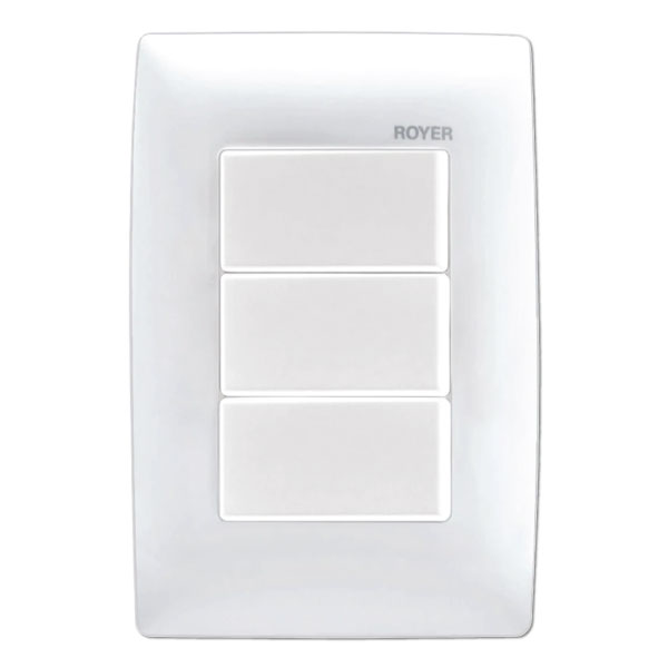 APAGADOR TRIPLE BLANCO 100-62113WP