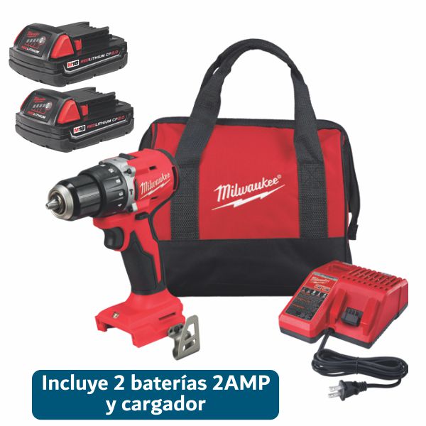 KIT TALADRO PERCUTOR 1/2´´ M18 3602-22CT