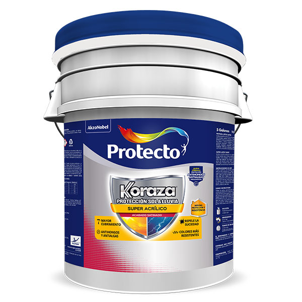 KORAZA PROTECTO SATIN BASE WHITE CANECA CUBETA (18.925L)