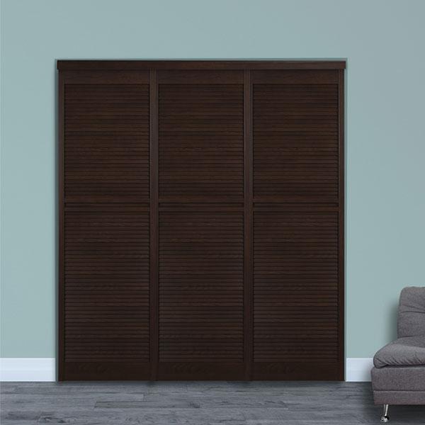 PUERTA CELOCIA PVC BROWN
